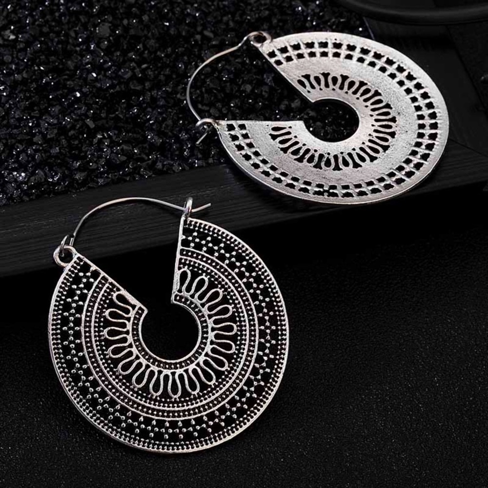 Any 2/$20! Antiqued Silver Openwork Boho Earrings - Picture 5 of 8